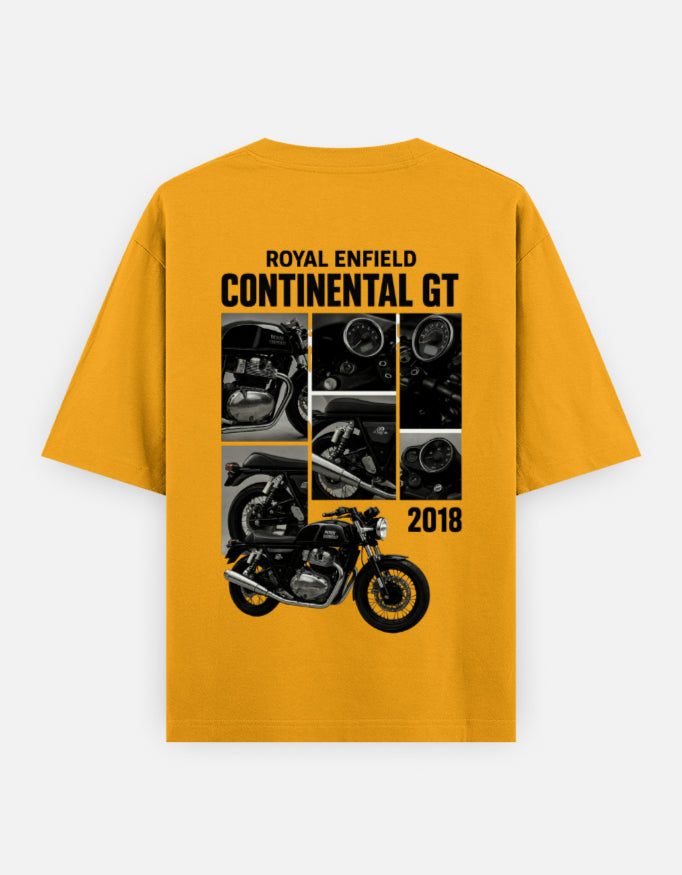 Oversized Continental GT 650 Graphic | 100% Cotton Tees | HarunRider