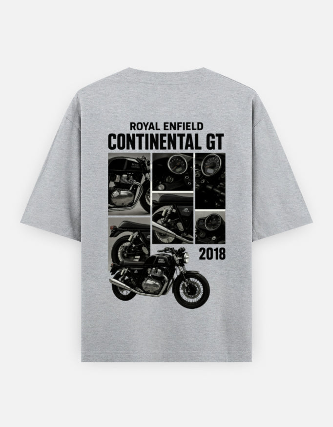Oversized Continental GT 650 Graphic | 100% Cotton Tees | HarunRider