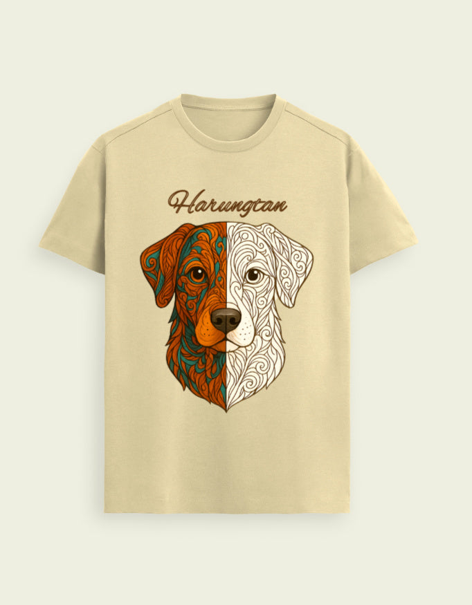 HarungDog | 100% Cotton | Harungtan Artistic Dog Tee