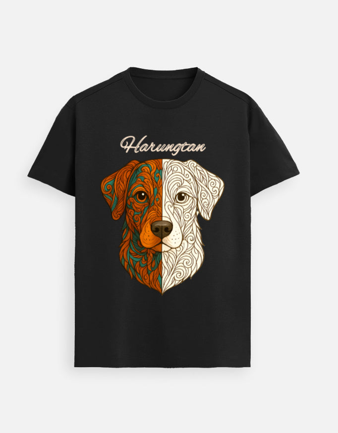 HarungDog | 100% Cotton | Harungtan Artistic Dog Tee