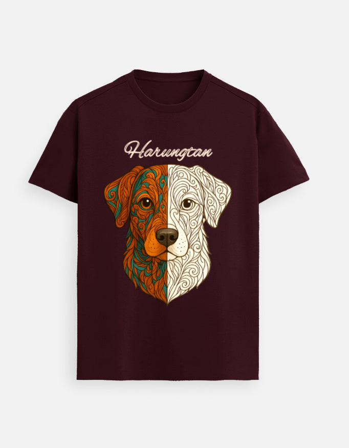 HarungDog | 100% Cotton | Harungtan Artistic Dog Tee