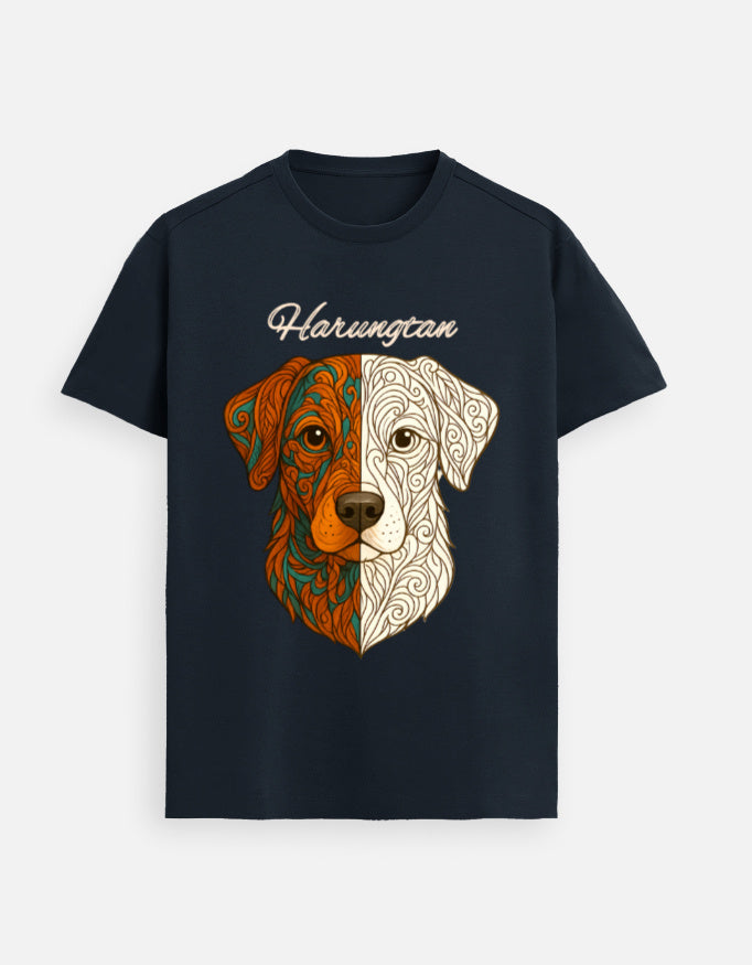 HarungDog | 100% Cotton | Harungtan Artistic Dog Tee