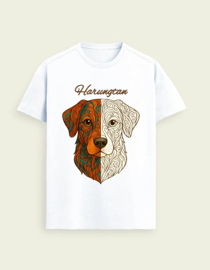HarungDog | 100% Cotton | Harungtan Artistic Dog Tee